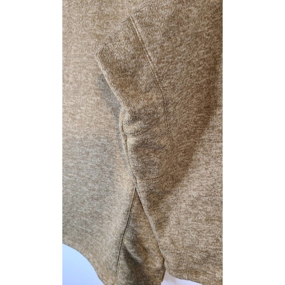 Outdoor Life Size XL Elbow patches, front pocket w Snap Sweater 1/4 Snap Closure - Picture 3 of 4